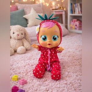 Adorable cry babies Tutti Frutti Strawberry Baby Doll